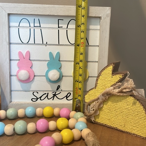 Pastel Easter Tier Tray Decor - Picture 6 of 6